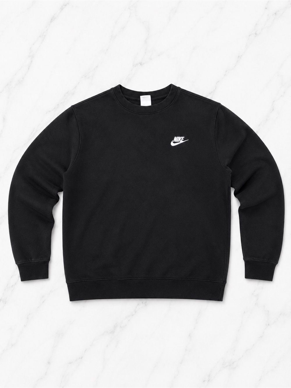 Nike Black Crewneck Sweatshirt with White Logo